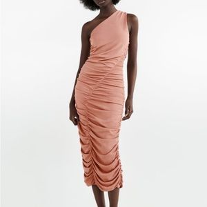 Draped Knit Dress - Dusty Rose - Size small - never worn and tags are still on!